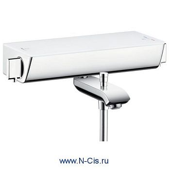 Hansgrohe 13141400 Термостат для ванны белый хром Ecostat S в Ставрополе